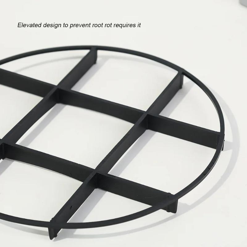 Plastic Flower Pot Drip Trays, Anti-Rot Root Plant Saucers, Indoor Outdoor Garden Bracket Tray for Home Garden Supplies