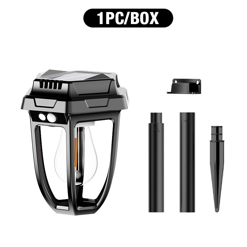 

Солнечный вольфрамовый провод Ночной светильник Интеллектуальный датчик движения Настенный светильник Встраиваемый светильник Три режима освещения Водонепроницаемый сад 2W&black теплый белый