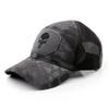 Nieuwe trend coole Schedel Multicam operators mesh honkbalpet Mannen Fitted Cap Tactisch Goede kwaliteit Ademend outdoor sport papa hoed