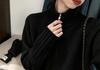 Women's Korean Stand Collar Zipper Knit Cardigan - Autumn/Winter Solid Color Sweater Coat
