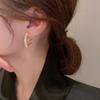 Elegant Heart Stud Earrings for Women: 2024 Trend, Light Luxury Design, High-End Temperament Hoops