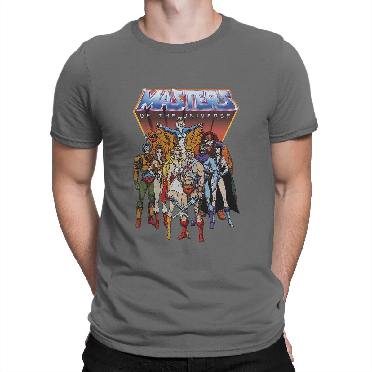 Beautiful winter He-Man Special T-shirt Masters Of The Universe Vrijetijds T-shirt Nieuwste T-shirt Voor Mannen Vrouwen S donkergrijze kleur