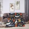 Cute Sharks Blanket Quality Warm  Bedding Throws Winter Travel Office Living Room Novelty Bedspread