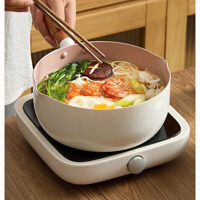 Sheng Bi De 18cm Maifan Stone Non-Stick Milk Pot