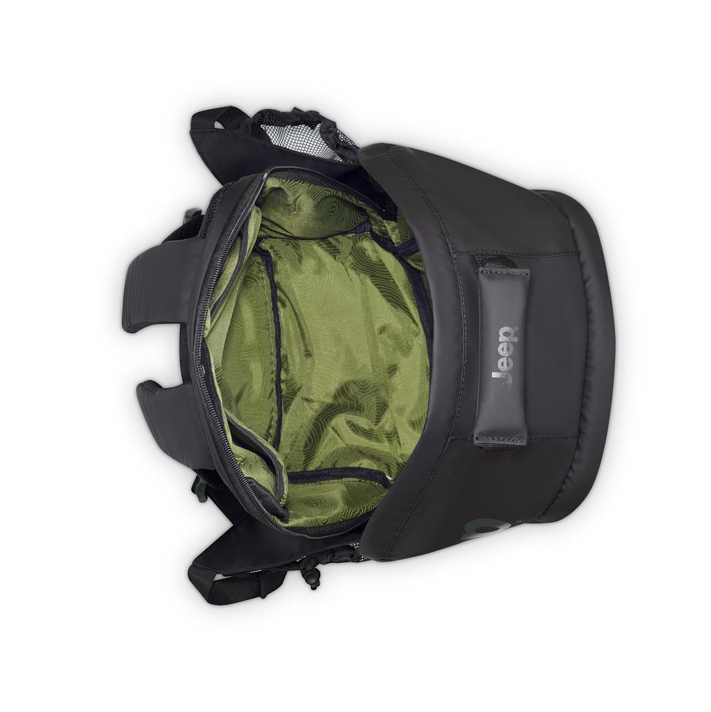 DELSEY PARIS JEEP JS011B VERSATILE BACKPACK, 25L, 46cm, 0.6kg, 2-Year Warranty, Official Import, Black, Product Number J0274560000