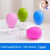 Facial Cupping Device for Face Lifting, Meridian Scraping, and Cupping Massage with Silicone Vacuum Cup