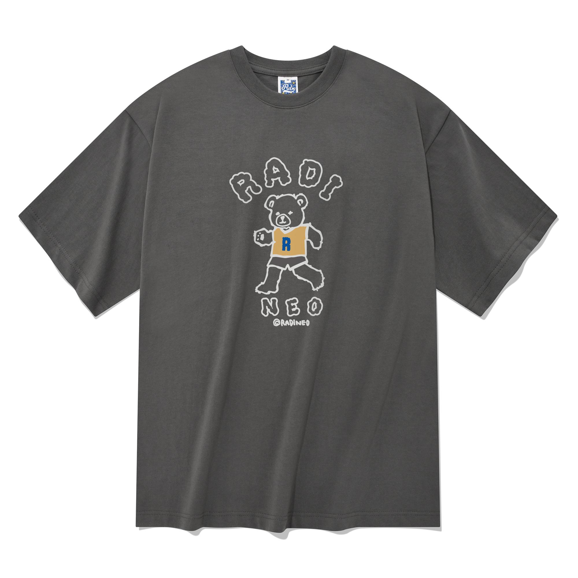 Radineo Radibear Short Sleeve T-Shirt Gray M
