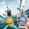 2025 New Portable Professional Sounder Wireless Cell Phone Sonar Fish Finder Fishing Probe Detector Fishfinder with Dot Matrix