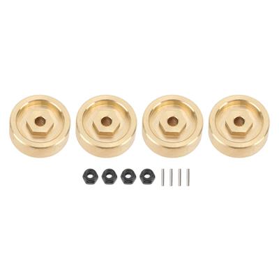 RC Car Counterweight Block Stable Durable Brass Wheel Weights Adapter for HOBBYPLUS 118 4WD CP18P