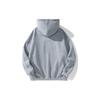 Li-Ning American Vintage Knight Pattern Straight Leg Casual Pants And Hoodie Set Men Pants And Hoodie Set Light-Gray Black YWDT227-2+YKLT225-1