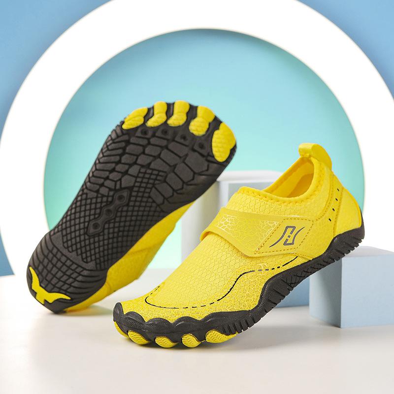 Children's beach quick-drying sea reef anti-cutting wading shoes non-slip swimming snorkeling shoes parent-child outdoor yoga
