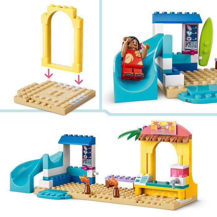 LEGO Disney 43280 Jeux de Plage avec Lilo et Stitch - Jouet Éducatif Montessori 4 ans