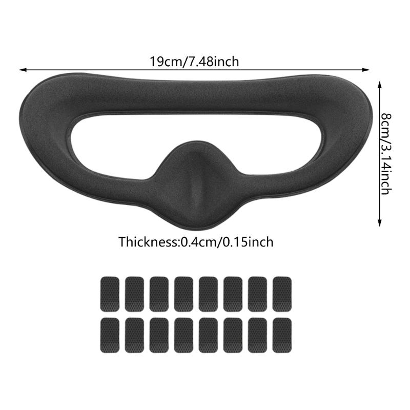 VR Face Cover Comfortable & Breathable Virtual Reality Glasses Replacement Soft Cushion Pad for Avata 2 VR Glasses
