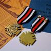 1 pz Copia Croce d'Onore della Prima Guerra Mondiale 1914 1918 Spilla Croce di Hindenburg WW1 Con Spade Medaglia Distintivo