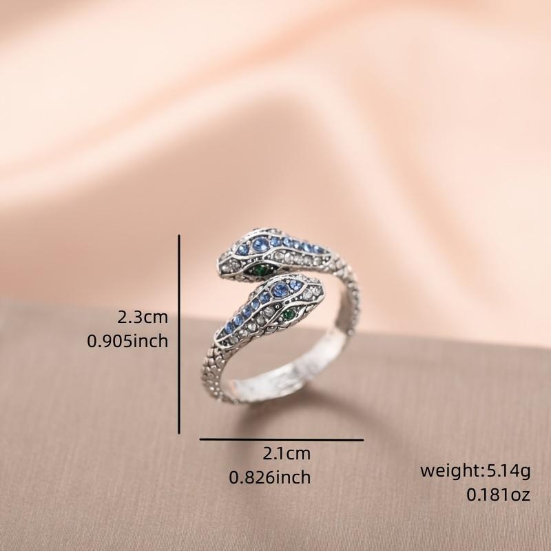 1 pièce Nouveau Bague Serpent Créative Bague Réglable Classique Mode Populaire Accessoires Quotidien Bijoux de Doigt