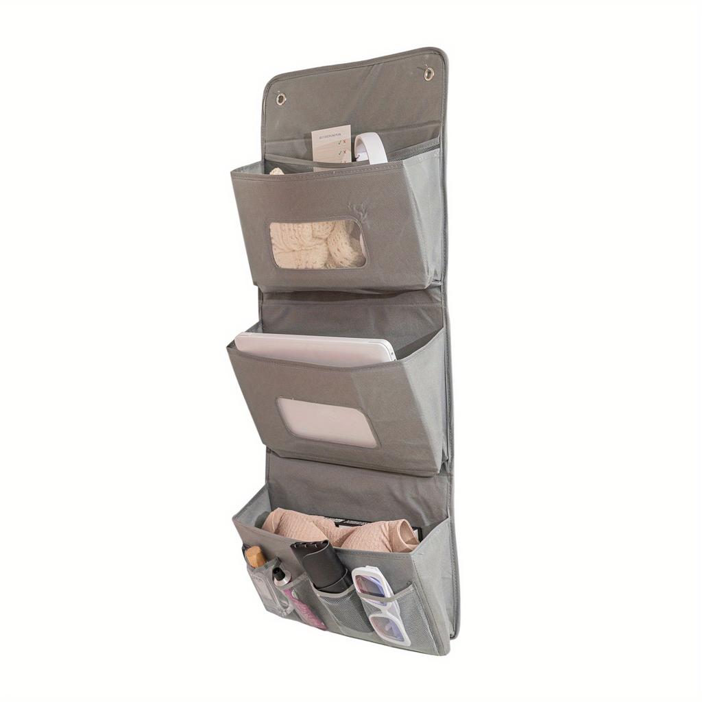 1 Stück Mehrzweck-Hänge-Aufbewahrungstasche mit Regalen und Taschen, Platzsparender Organizer für Wohnmobil und Wohnheim