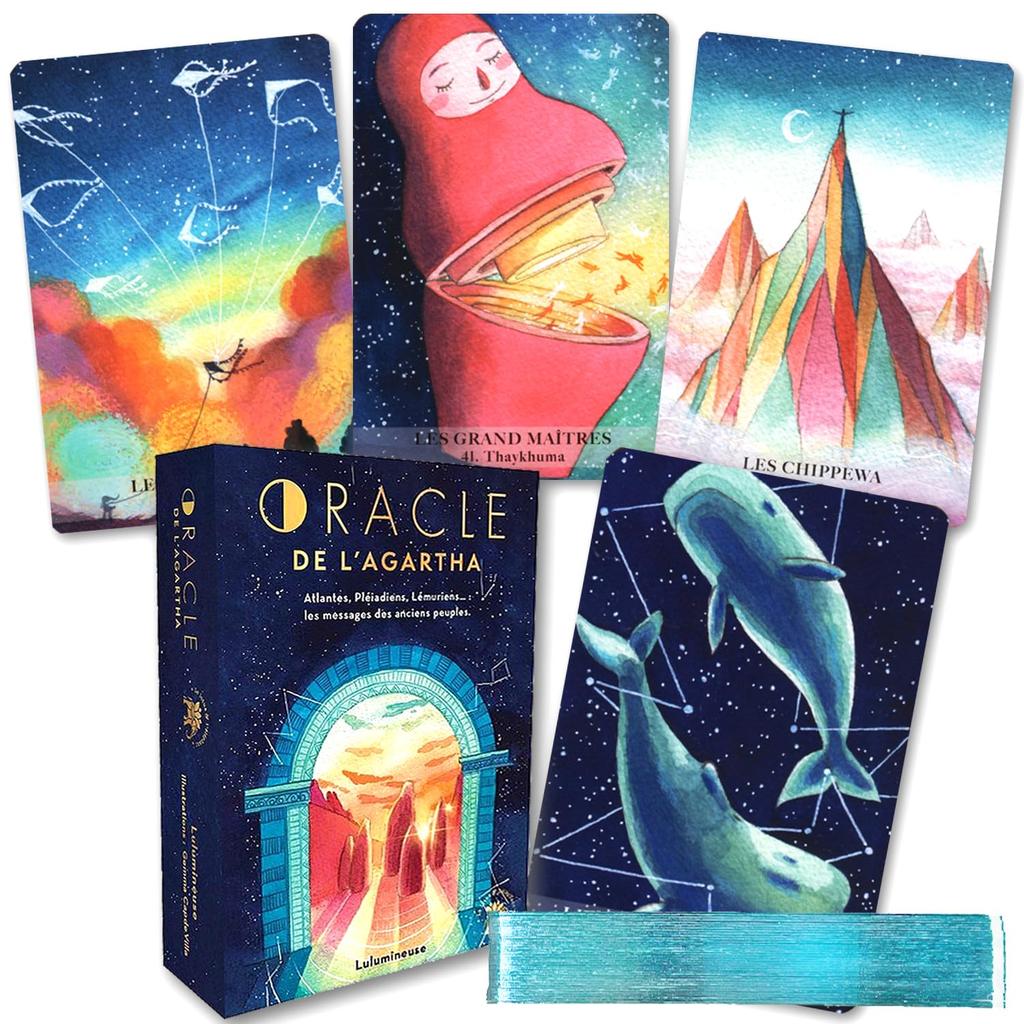 [Authentic] Agartha Oracle [Oracle Card Meanings In Japanese] Tarot Card Fortune Telling