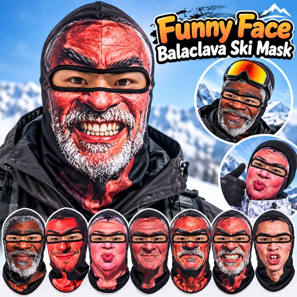 Full Coverage Winter Mask Cover Elderly Man Funny Ski Mask  Costume Parties