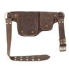 Medieval Viking Vintage Leather Outdoor Fanny Pack Belt Halloween Cosplay Costume Dress Up Props