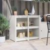 Kitchen Cabinet with Shelf MEPPEL Warm White 106 X 55 X 92 Cm