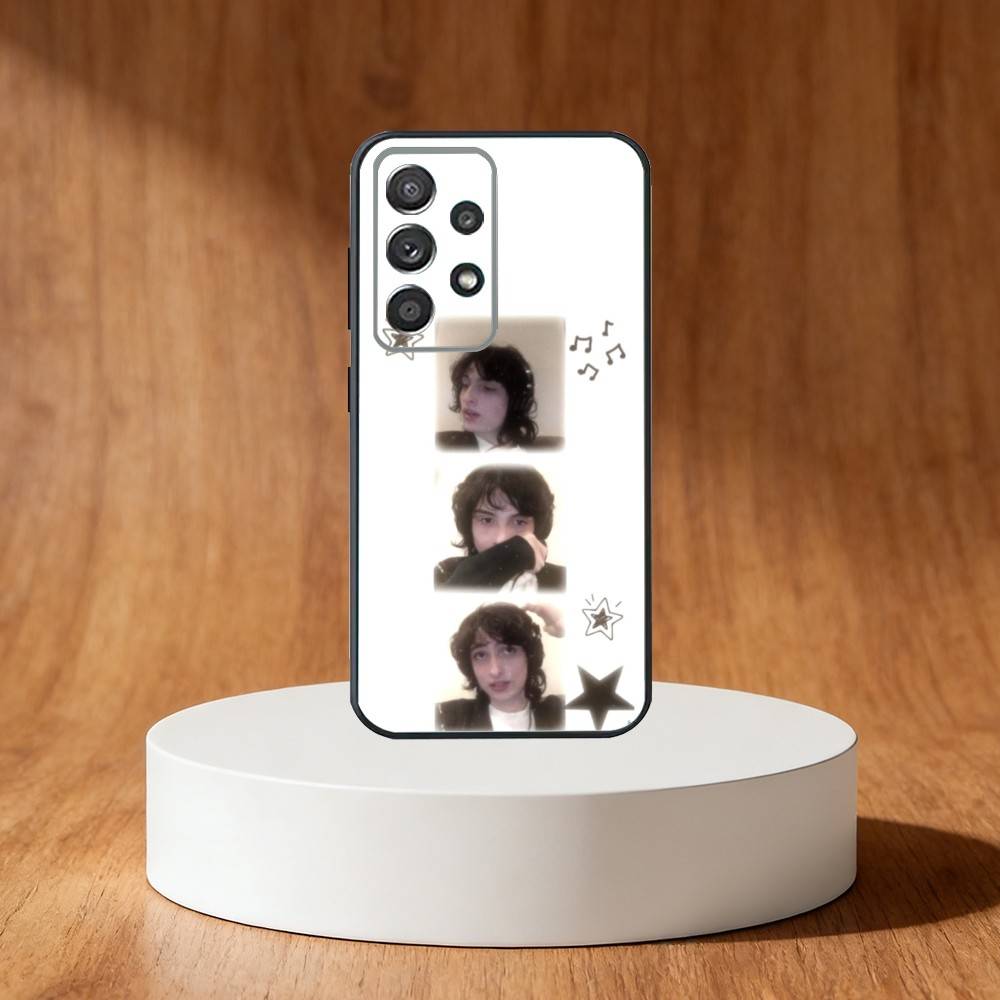 Actor Finn Wolfhard Phone Case For Samsung S25,S24,S21,S22,S23,S30,Ultra,S20,Plus,Fe,Note,10,9,5G Black Cover