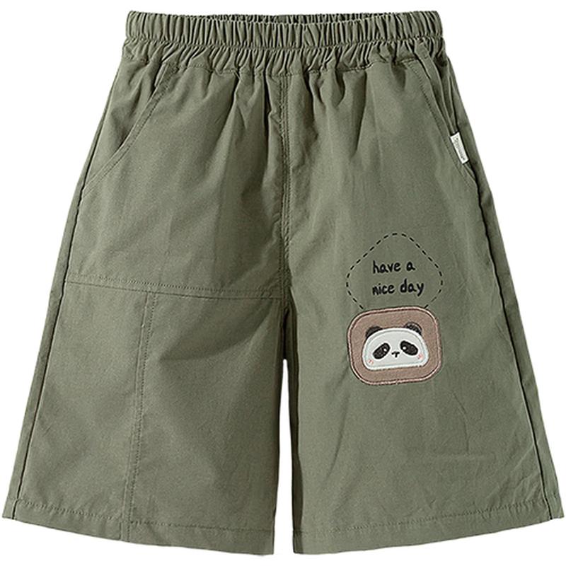 Boys Summer Cotton Cargo Capri Pants 120/56
