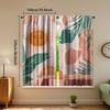 2pcs   Boho Sun Moon Leaves Curtain   Modern Abstract Art Curtain for Bedroom   Living Room   and Room Drapes