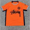 Maglia da Calcio Signature Stussy Retro Brasile Argentina Portogallo Maglia da Allenamento Calcio Uomo Donna Manica Corta