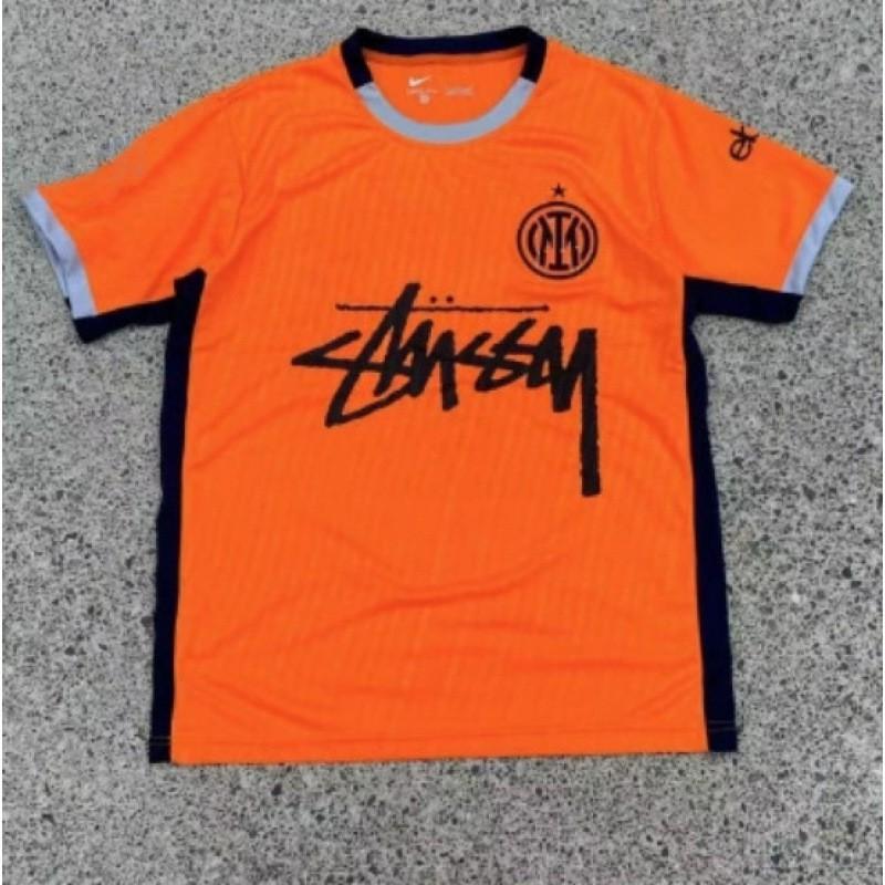 Maglia da Calcio Signature Stussy Retro Brasile Argentina Portogallo Maglia da Allenamento Calcio Uomo Donna Manica Corta