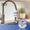 Press Type Soap Dispenser Stainless Steel Sink with 100CM Extension Tube Kitchen Corrosion-resistant Countertop Built-in Dishwashing Liquid Dispensing
