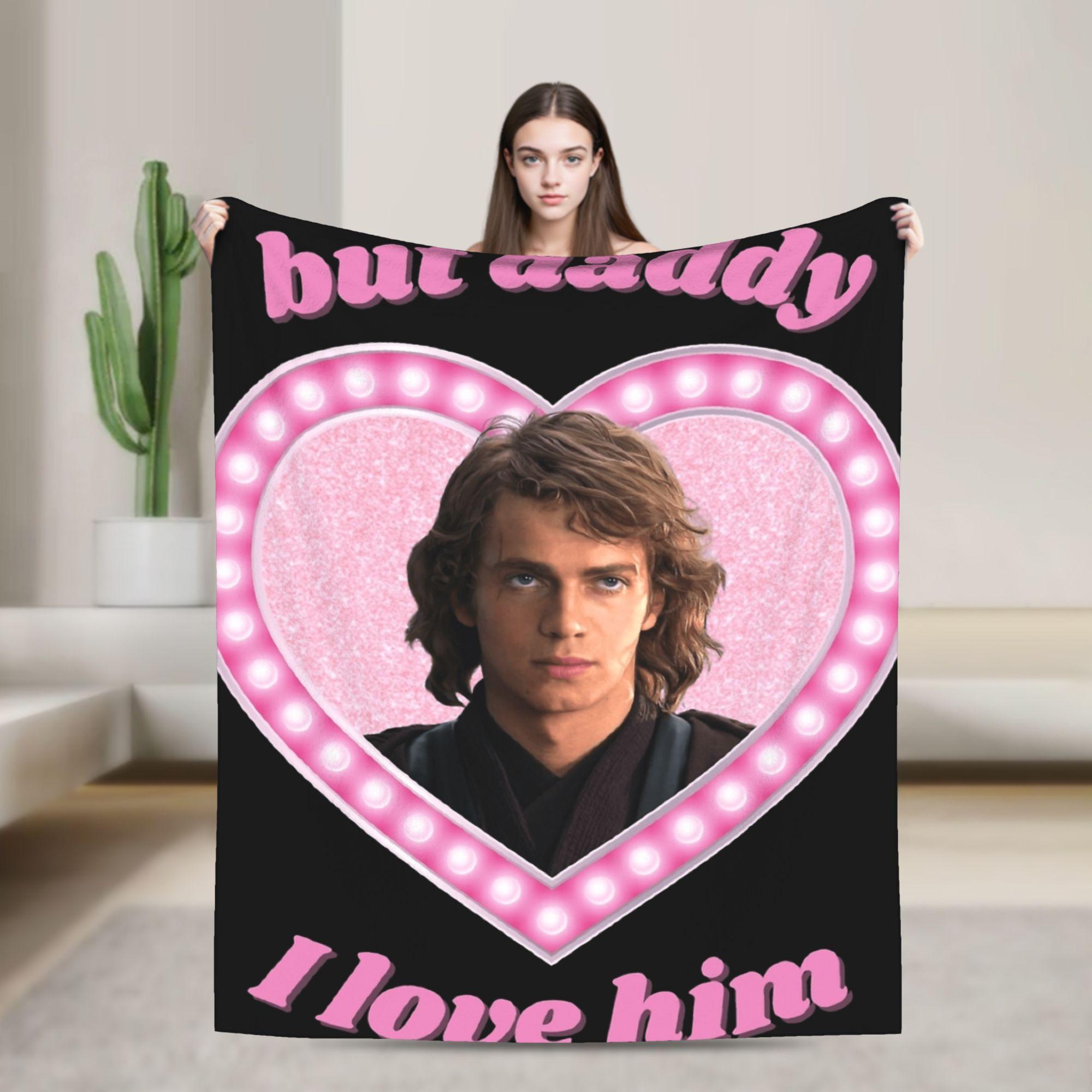 Anakin Skywalker But Daddy I Love Him Blanket Super Soft Plush Throw Blanket For Couch Chair Bed Flannel Bedspread Bed Cover 75x90cm