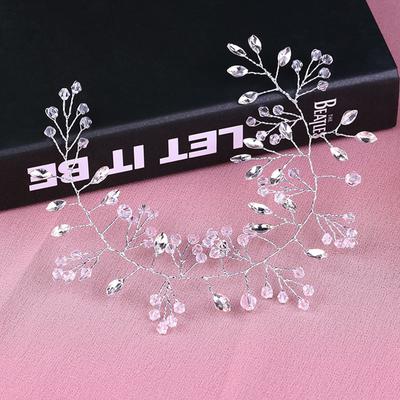 Headwear Ornament Glass Wedding Accessories Bride Tree Fork Ornament Hair Accessories