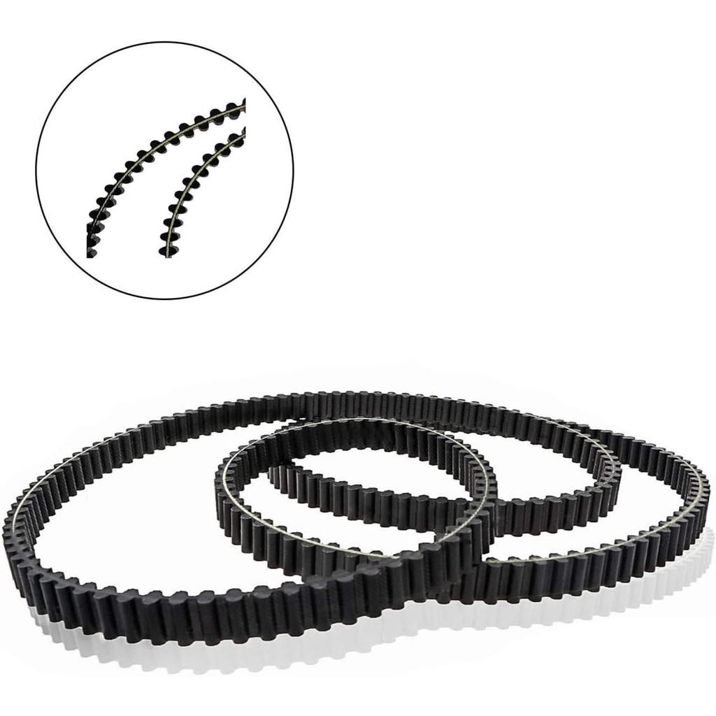 M127926 Lawn Mower Timing Belt 5/8" x 70 7/8" for John Deere LT133 LT155 Serial No. 125001, LT166 Serial No. 095001 Synchronous Belt