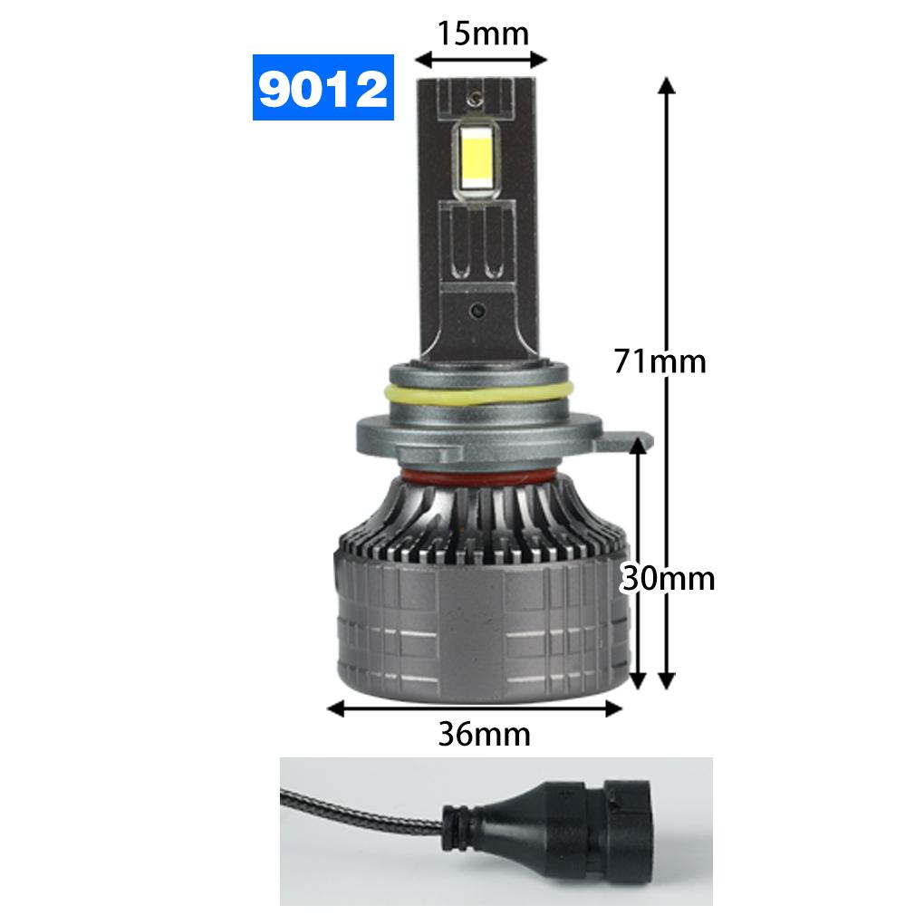 2 szt. 40000LM 150W H1 H4 H7 LED Canbus H8 H11 9005 HB3 9006 HB4 9012 Hir2 Turbo Led żarówki do reflektorów 6000K biała lampa samochodowa podwójna miedziana rura reflektora