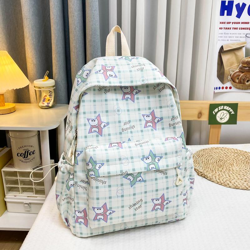 Rucsac usor de mare capacitate Rucsac pentru femei cu imprimeu desenat