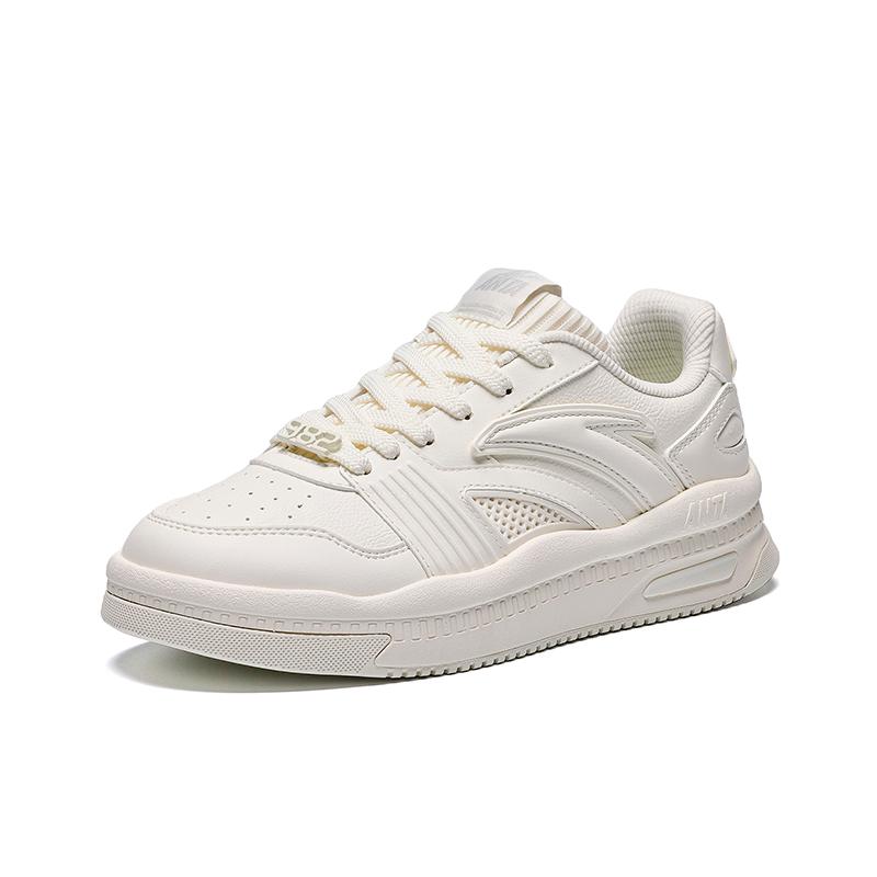 Anta Skateboard Shoes Women's Low Top White 122648065-4