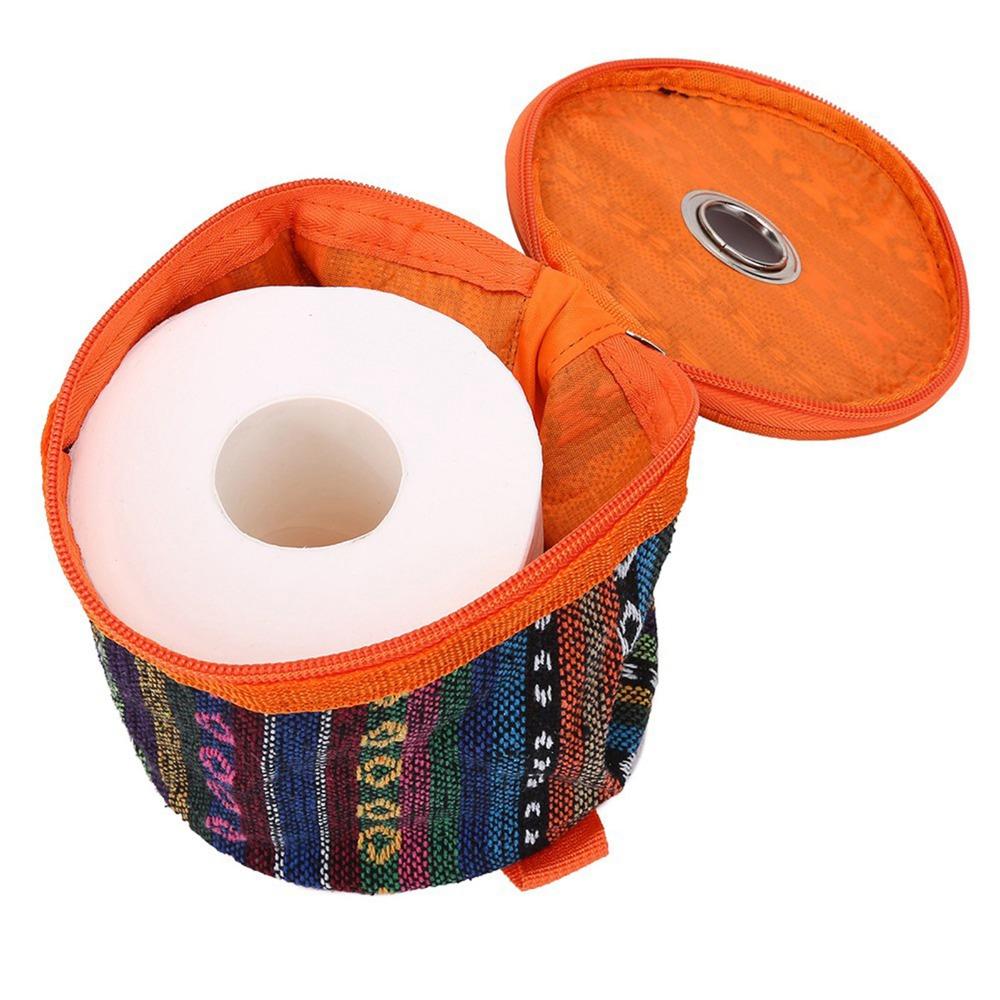 Folding Tissue Case Polyester Paper Storage Bag Durable Wipes Box  Outdoor Camping