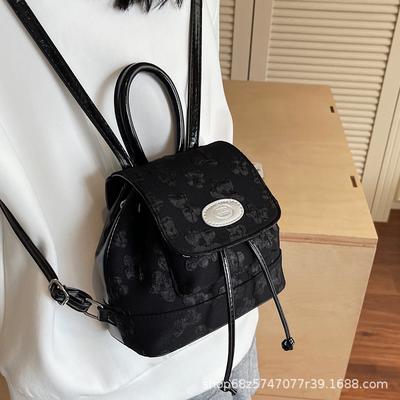 Korean Version Ins Versatile Backpack 2025 New Mobile Phone Backpack Niche Design Foreign Style Leisure Travel Bag Schoolbag