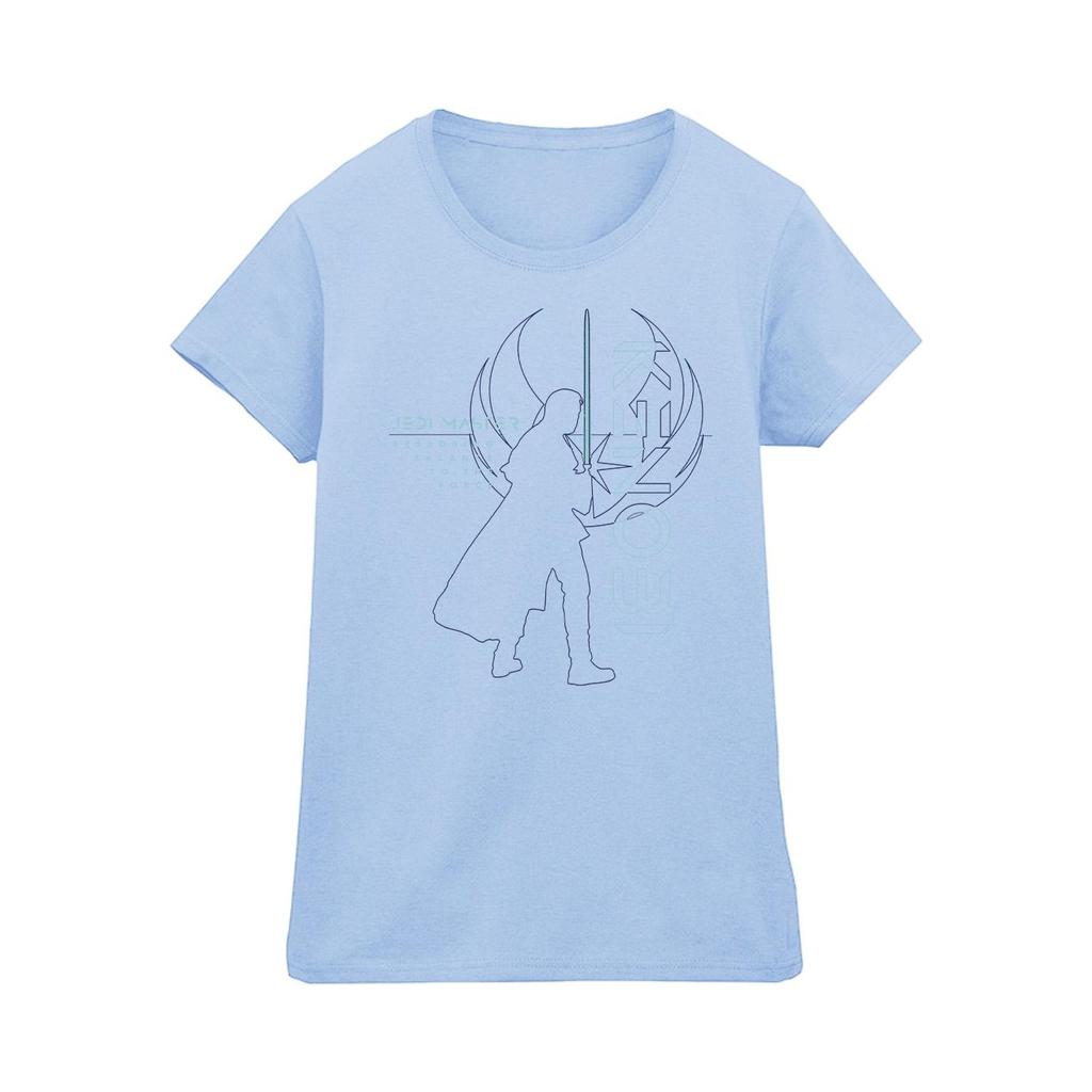 STAR WARS Dámské bavlněné tričko Obi-Wan Kenobi Jedi Master Balance