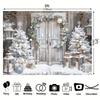 Winter Snowy Barn  Christmas Scene Decoration Background Winter Photography Backdrop Decorations For Photo Studio Photo Booth Christams Party