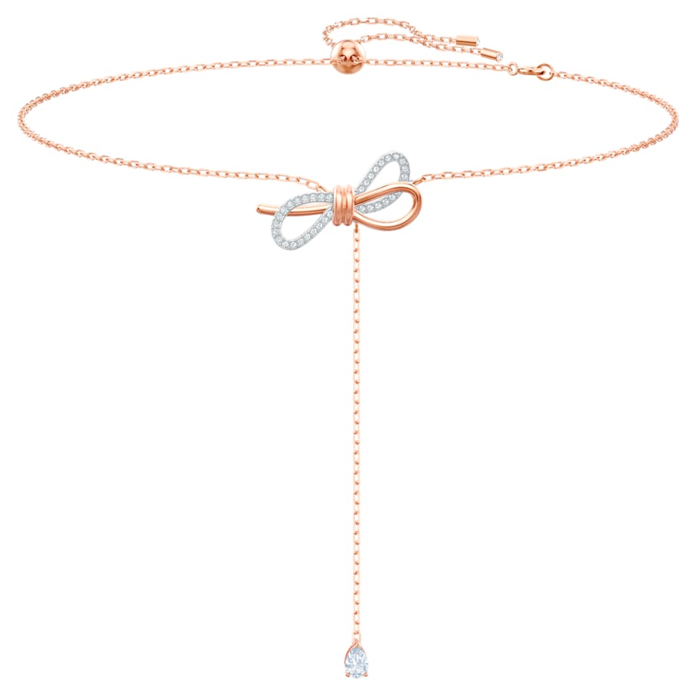 Swarovski Lifelong Bow necklace White Mixed