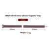 Watch Band for Xiaomi Smart Band 10/9/8 Silicone Magnetic Replacement Strap