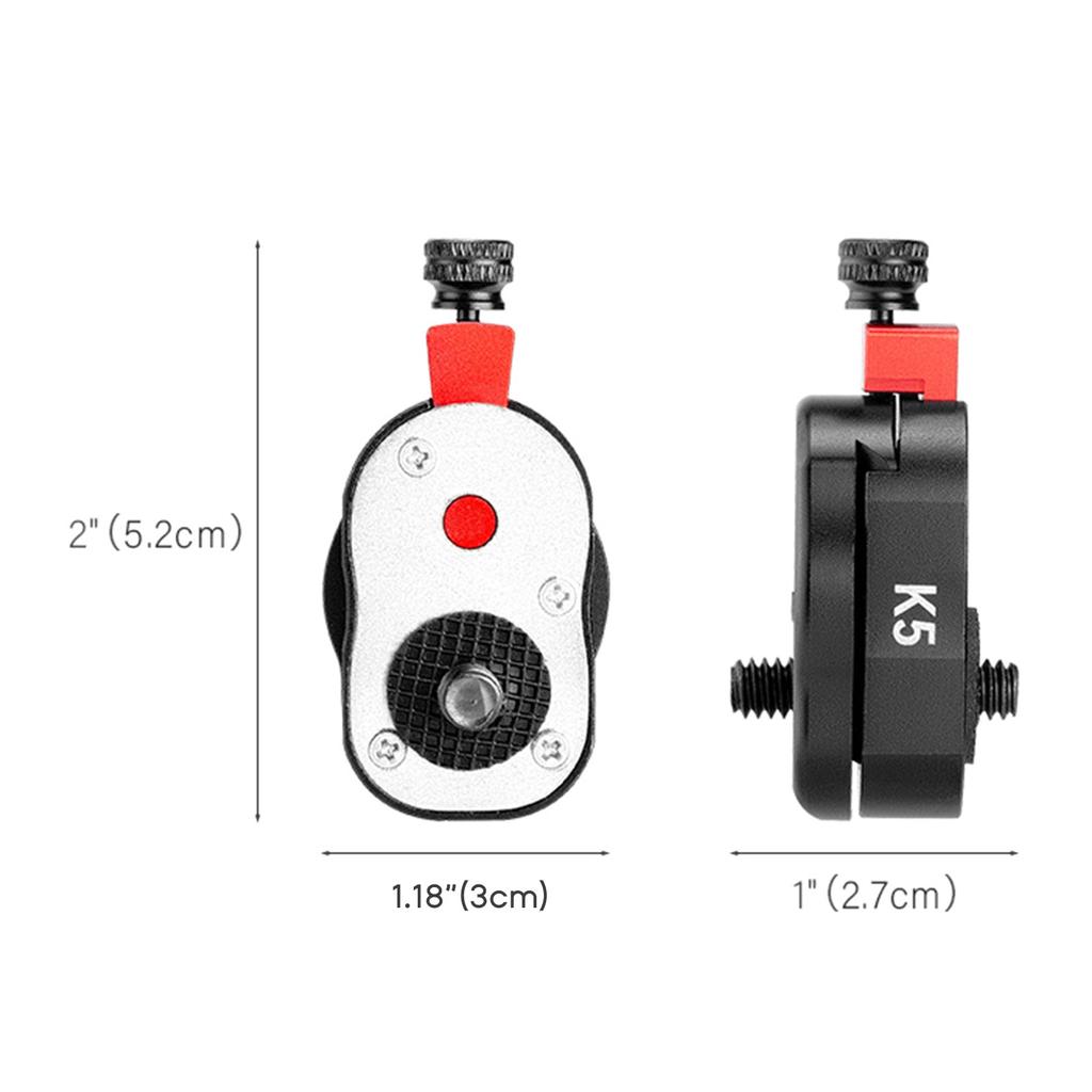 Quick Release Plate Mini Field Monitor Quick Release Plate For Lcd Monitor Magic Arm Led Light Camera Camcorders Rig