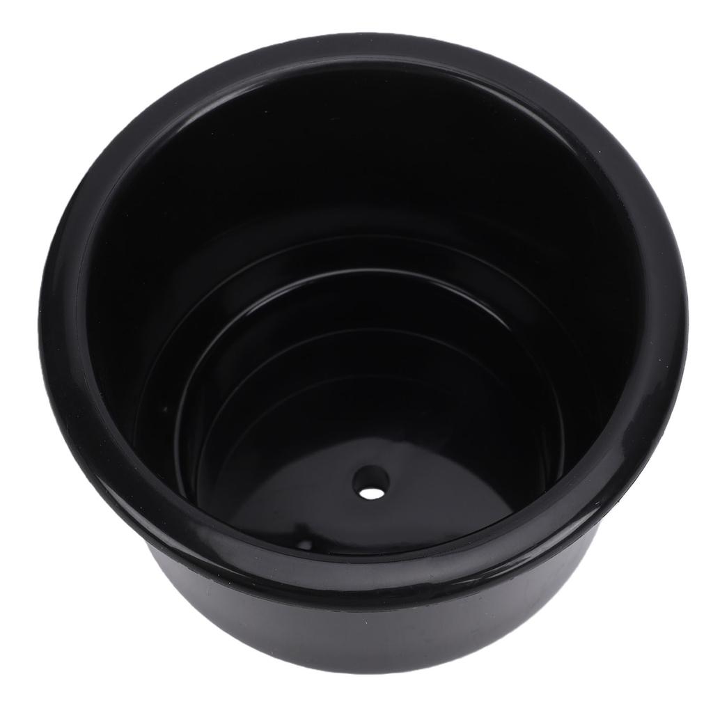 Cup Drink Holder Insert with Drain Waterproofing Plastic Recessed Boat Drink Holder for RV Truck