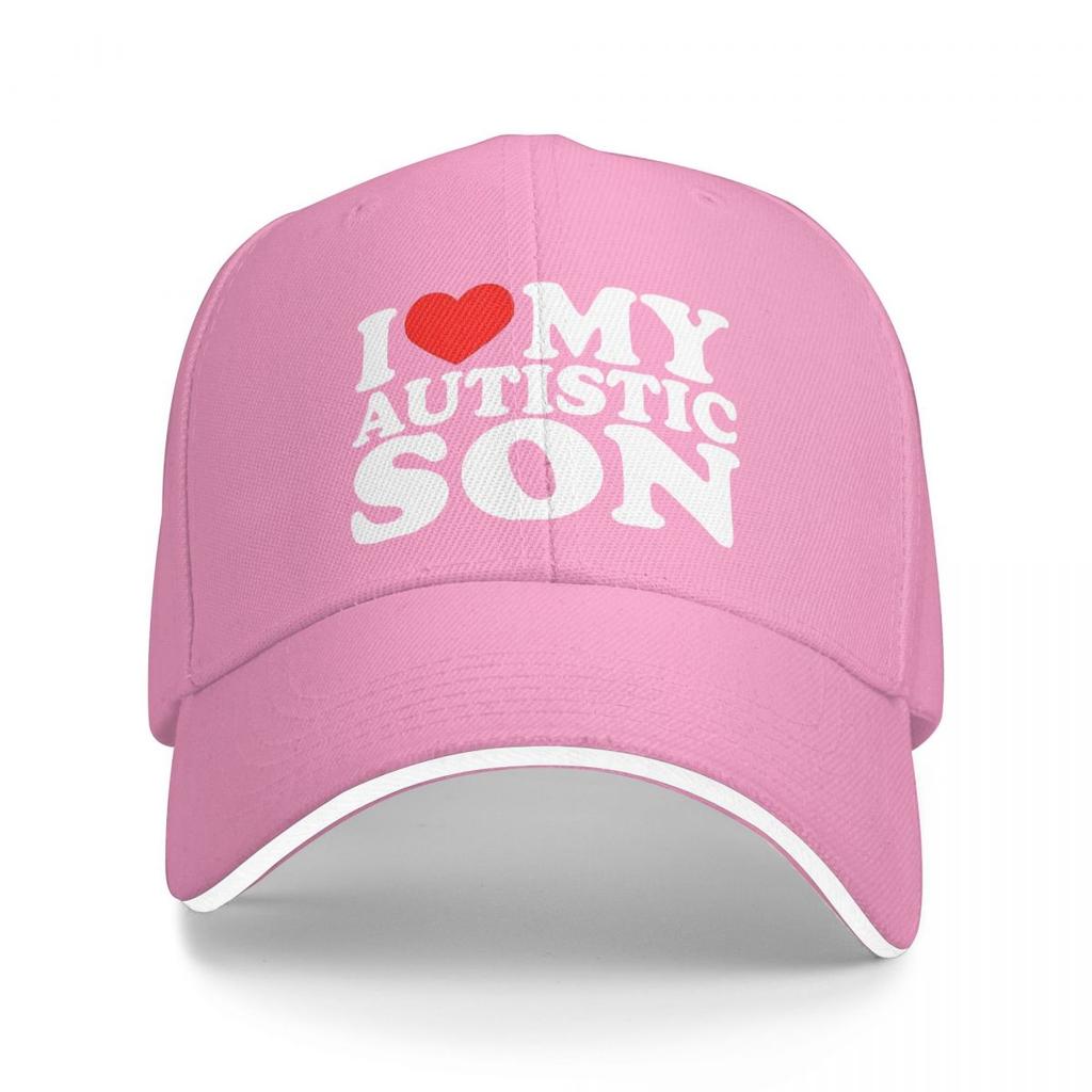 I Love My Autistic Son Baseball Cap Awareness Unisex Unisex Hip Hop Hats Sports Baseball Caps Gift