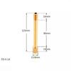 1/2/5/10pcs 1/8" 1/4" 3/8" Male To Female Brass BSP Thread Extension Connectors Pipe FittingLength 50/75/100/110/125/150mm
