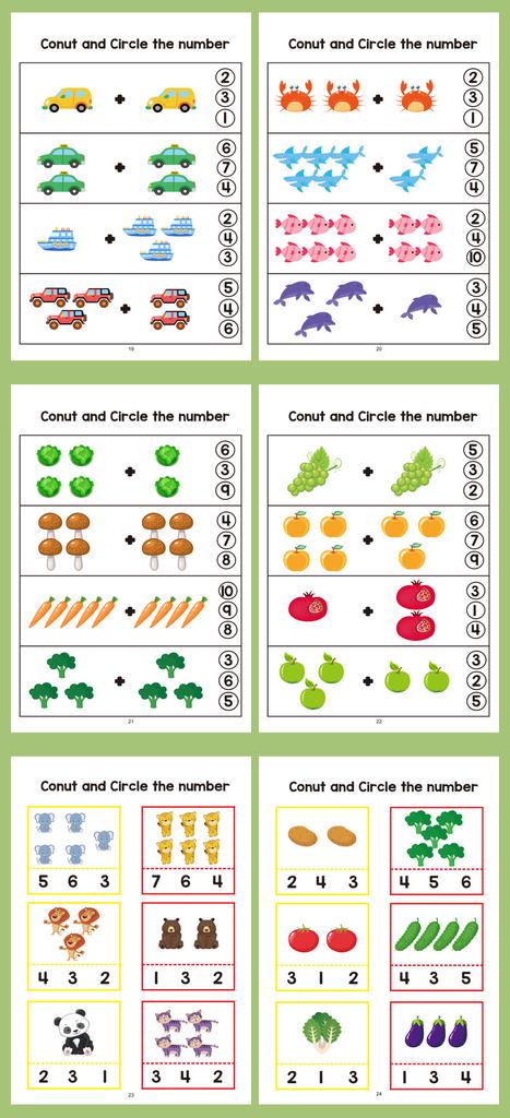 Interactive Preschool Math Workbook: Includes Number Tracing Addition & Subtraction Practice Pages - Early Education Activities and