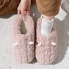 Cotton slippers autumn and winter 2025 new home interior non-slip and warm home thick bottom couple velvet cotton mop