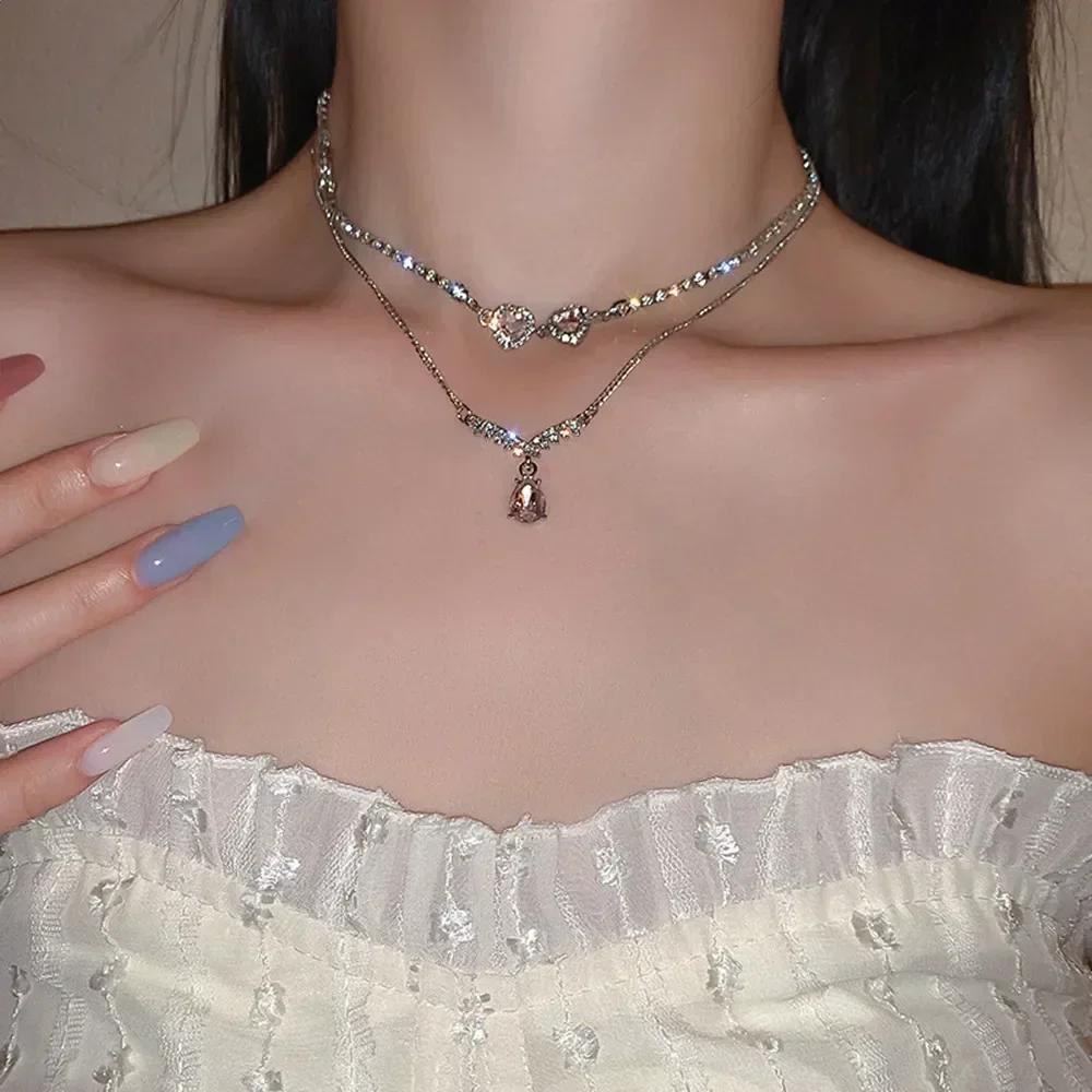 Exquisite Clavicle Chain Elegant Scrub Bow Pendant Necklace for Women Minimalism Personalization Charm Jewerly Birthday Gift