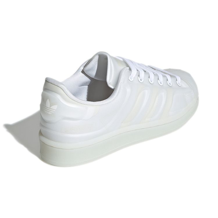 Adidas Originals Superstar Futureshell Comfortable Casual Low Top Kids Skate Shoes Kids Sneakers Bare-White H00834